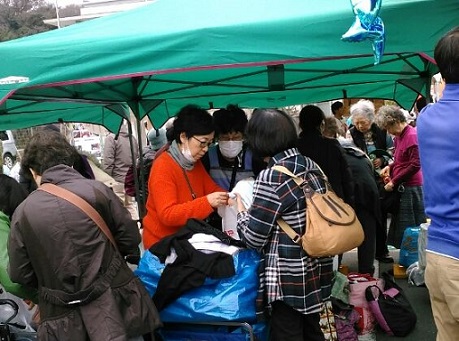 東日本大震災復興支援バザー