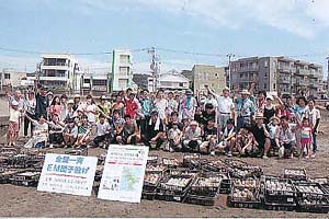 湘南海岸での活動