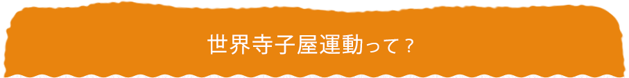 世界寺子屋運動って？