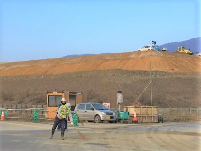 陸前高田　かさ上げ工事