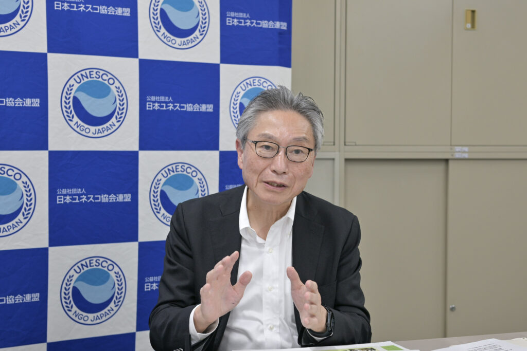 奈良教育大学セミナーで講演する小山田隆理事